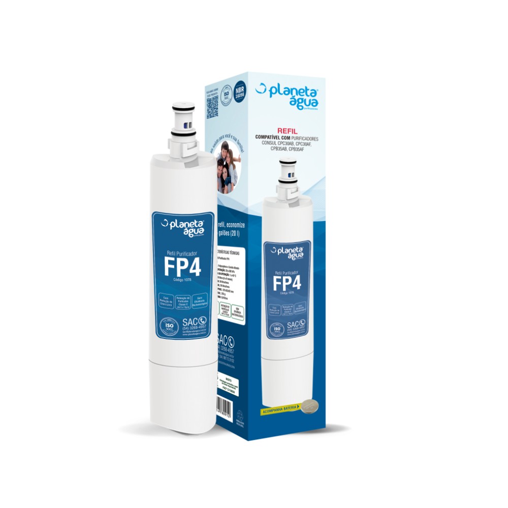 Refil Filtro FP4 para Purificador de Água Consul