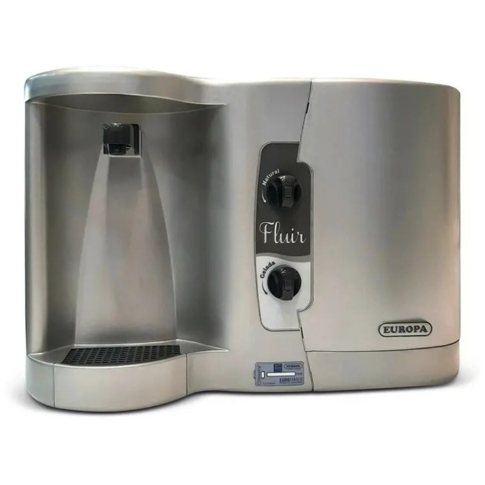 Purificador de Água Gelada Europa Fluir Inox (2) Purificador de Água Gelada Europa Fluir Inox