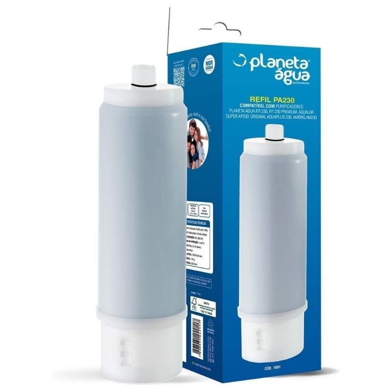 Refil PA 230 Planeta Água Para Purificador De Água